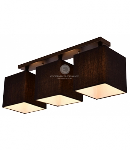 BOHO LAMPA SUFITOWA 3X40W E27 CZARNY Candellux 33-58386