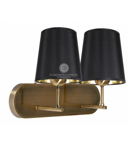 MILONGA LAMPA KINKIET 2X60W E27 PATYNA Candellux 22-53510