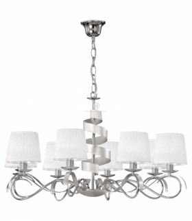 DENIS LAMPA WISZĄCA 8X40W E14 CHROM Candellux 38-23452