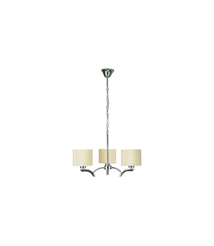 DRAGA LAMPA WISZĄCA 3X60W E27 KREMOWY Candellux 33-04208