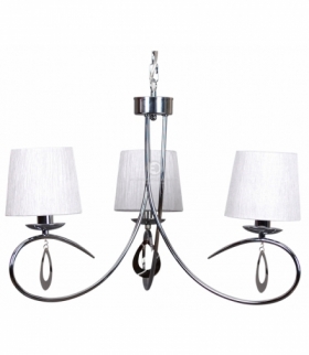 ARNIKA LAMPA WISZĄCA 3X40W E14 CHROM / BIAŁY Candellux 33-21663