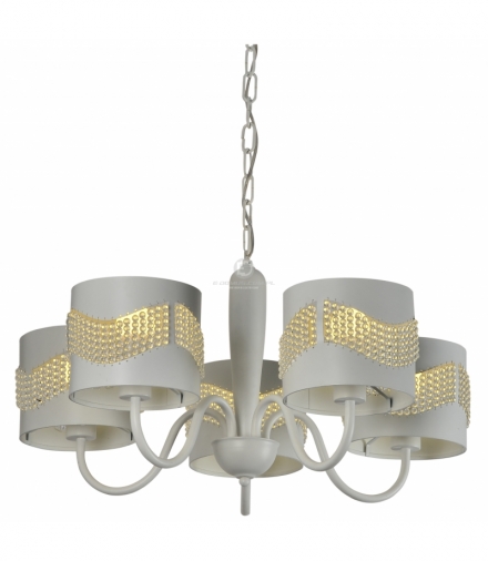 ANTONIO LAMPA WISZĄCA 5X60W E27 BIAŁY Candellux 35-23001