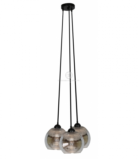TRIO 1 LAMPA WISZĄCA 3X60W E27 CHROM Candellux 33-62840