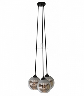 TRIO 2 LAMPA WISZĄCA 3X60W E27 CHROM Candellux 33-62857