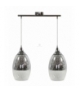 CELIA LAMPA WISZĄCA 2X60W E27 SREBRNY Candellux 32-51578