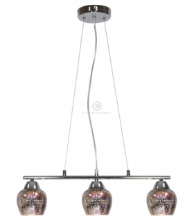SIRIUS LAMPA WISZĄCA 3X60W E27 CHROM 3D Candellux 33-59611