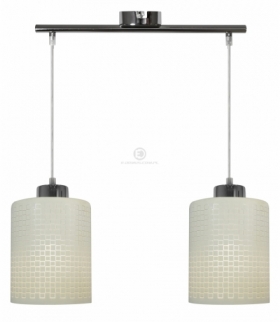 MARCEPAN LAMPA WISZĄCA 2X60W E27 CHROM Candellux 32-59116