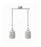 HAMP LAMPA WISZĄCA 2X60W E27 BIAŁY Candellux 32-51929