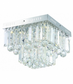 CARMINA LAMPA SUFITOWA PLAFON 18W LED CHROM Candellux 98-44716