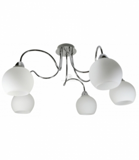 NELDA LAMPA WISZĄCA 5X60W E27 CHROM Candellux 35-72597