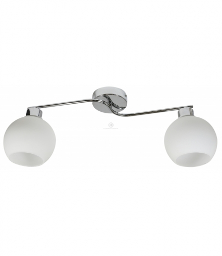 JOSH LAMPA SUFITOWA 2X60W E27 CHROM Candellux 32-72641