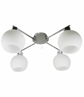 JOSH LAMPA SUFITOWA 4X60W E27 CHROM Candellux 34-72658