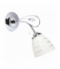 SIMPLI LAMPA KINKIET 1X40W E27 CHROM Z KRYSZTAŁKIEM+KLOSZ Z PASKIEM Candellux 21-64288