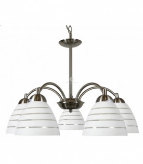ULI LAMPA WISZĄCA 5X60W E27 SATYNA Candellux 35-66169