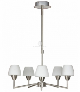 TOGO LAMPA WISZĄCA 5X40W G9 NIKIEL MAT PROMOCJA Candellux 35-10646