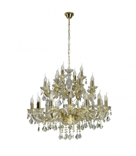 MARIA TERESA LAMPA WISZĄCA 28X40W E14 ZŁOTY Candellux 30-94622