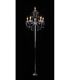 AURORA LAMPA PODŁOGOWA 5X40W E14 CHROM Candellux 55-97593