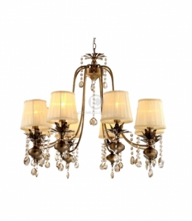 ADONIS LAMPA WISZĄCA 8X40W E14 PATYNA Candellux 38-13873