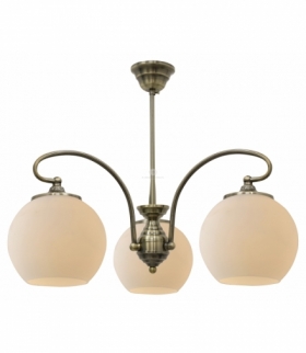 ORBIT LAMPA WISZĄCA 3X60W E27 PATYNOWA MIEDŹ Candellux 33-69351