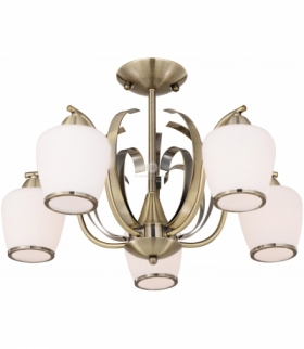 OPERA LAMPA WISZĄCA 5X60W E27 PATYNA Candellux 35-54968