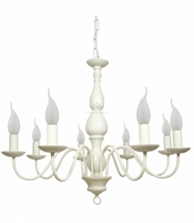 BELLAGIO LAMPA WISZĄCA 8X40W E14 KREMOWY Candellux 38-96510