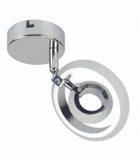 CELT LAMPA KINKIET 1X6W LED CHROM 3000K Candellux 91-62000