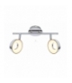 ISLA LAMPA SUFITOWA LISTWA 2X4W LED CHROM 3000K Candellux 92-61713