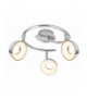ISLA LAMPA SUFITOWA SPIRALA 3X4W LED CHROM 3000K Candellux 98-61737