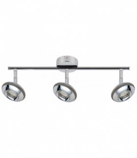 SKIPPER LAMPA SUFITOWA LISTWA 3X6W LED COB GŁÓWKA OKRĄGŁA 1E Z PRZEGUBEM KD SYSTEM CHROM Candellux 93-67623