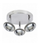 SKIPPER LAMPA SUFITOWA PLAFON 3X6W LED COB GŁÓWKA OKRĄGŁA 1E Z PRZEGUBEM KD SYSTEM CHROM Candellux 98-67685