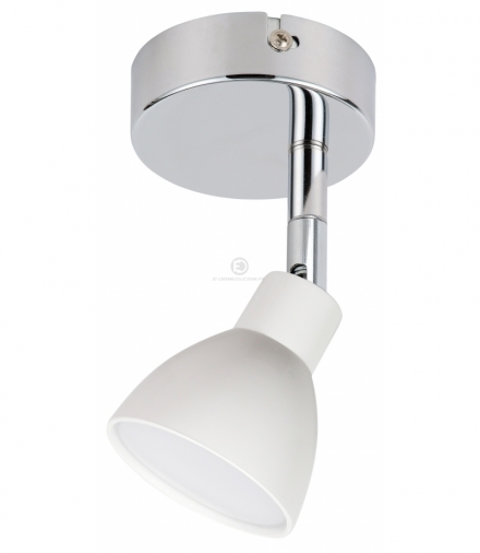 ROY LAMPA KINKIET 1X5W LED COB GŁÓWKA OKRĄGŁA 1E Z PRZEGUBEM KD SYSTEM BIAŁY Candellux 91-67524