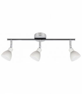 ROY LAMPA SUFITOWA LISTWA 3X5W LED COB GŁÓWKA OKRĄGŁA 1E Z PRZEGUBEM KD SYSTEM BIAŁY Candellux 93-67616