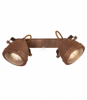 FRODO LAMPA SUFITOWA LISTWA 2X40W GU10 RDZAWY Candellux 92-71071