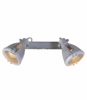 CRODO LAMPA SUFITOWA LISTWA 2X40W E14 SZARY Candellux 92-71118
