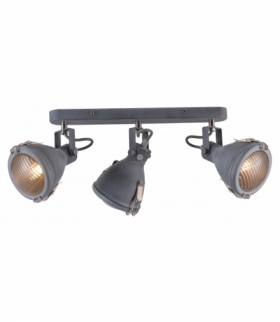 CRODO LAMPA SUFITOWA LISTWA 3X40W E14 SZARY Candellux 93-71125