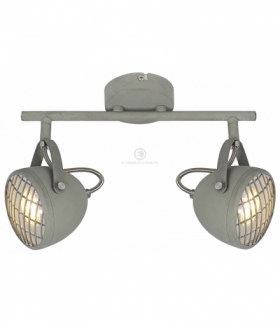 PENT LAMPA SUFITOWA LISTWA 2X50W GU10 BETONOWY SZARY Candellux 92-68057