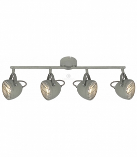 PENT LAMPA SUFITOWA LISTWA 4X50W GU10 BETONOWY SZARY Candellux 94-68071
