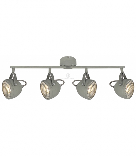PENT LAMPA SUFITOWA LISTWA 4X50W GU10 BETONOWY SZARY Candellux 94-68071