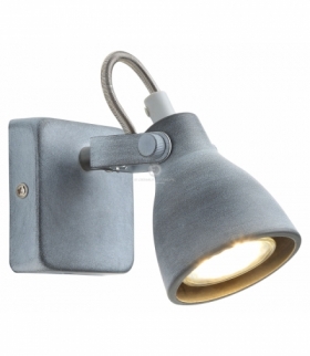 ASH LAMPA KINKIET 1X40W GU10 SZARY MAT Candellux 91-64394