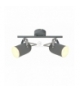 GRAY LAMPA SUFITOWA LISTWA 2X40W E14 SZARY Candellux 92-66480