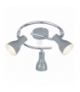 JULIE LAMPA SUFITOWA SPIRALA 3X40W E14 SZARY Candellux 98-66633