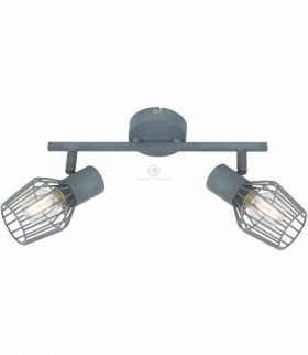 VIKING LAMPA SUFITOWA LISTWA 2X40W E14 SZARY Candellux 92-68026