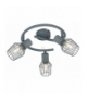 VIKING LAMPA SUFITOWA SPIRALA 3X40W E14 SZARY Candellux 98-68040