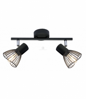 FLY LAMPA SUFITOWA LISTWA 2X40W E14 CZARNY Candellux 92-61898