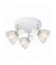 FLY LAMPA SUFITOWA PLAFON 3X40W E14 BIAŁY/CHROM Candellux 98-61980