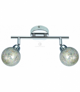 KALEIDOSCOPE LAMPA SUFITOWA LISTWA 2X4W LED G9 CHROM Candellux 92-61560