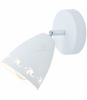 COTY LAMPA KINKIET 1X40W E14 BIAŁY MAT Candellux 91-67111