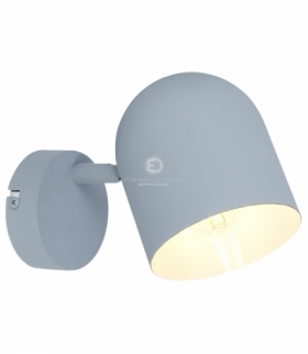 AZURO LAMPA KINKIET 1X40W E27 SZARY MAT Candellux 91-63205