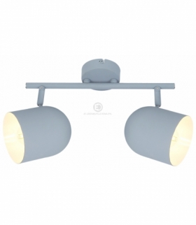 AZURO LAMPA SUFITOWA LISTWA 2X40W E27 SZARY MAT Candellux 92-63212