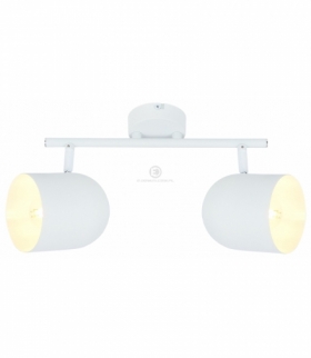 AZURO LAMPA SUFITOWA LISTWA 2X40W E27 BIAŁY Candellux 92-63250
